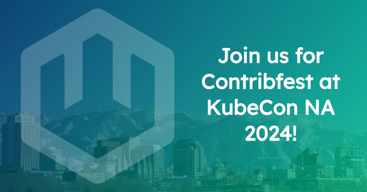 Join us for Contribfest at KubeCon NA 2024 in Salt Lake City!